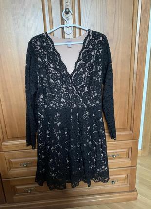 Ажурне плаття h&m 44 46 євро розмір кружевна сукня