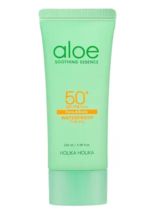 Holika holika - aloe water proof sun cream spf50/pa спф крем солнцезащитный 100ml1 фото