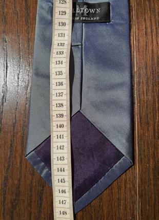 Однотонна шовкова краватка5 фото