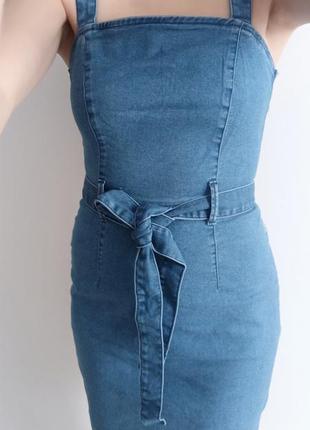 Джинсовий сарафан, джинсова сукня