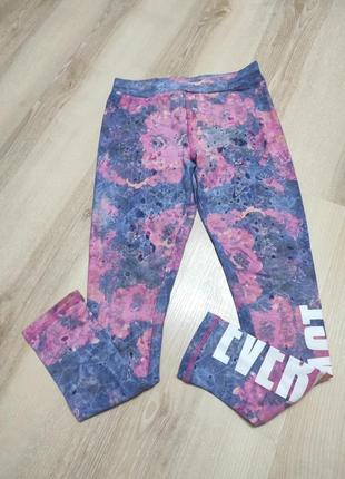 Яскраві лосини everlast х/б котон-стрейч, високі легінси everlast на 7-8 років