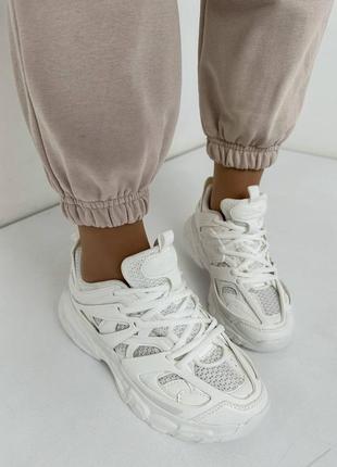 Крутые женские белые большие кроссовки2 фото