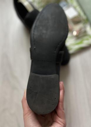 Кожаные туфли мокасины zara8 фото