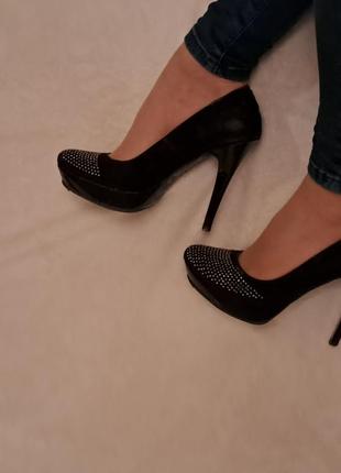 Туфли на каблуке, женские туфли на шпильке туфли в стразах3 фото