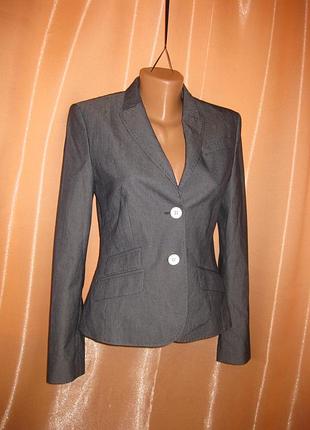 Элегантный строгий деловой приталенный маленький пиджак жакет накидка esprit км1616 в офис на работу