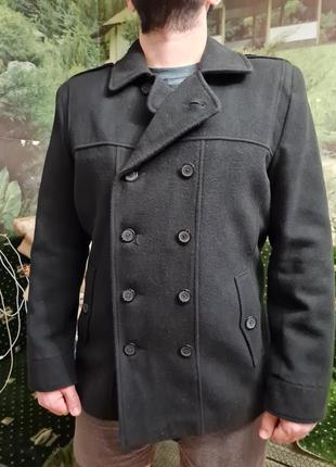 Пальто чоловіче чорне розмір 52