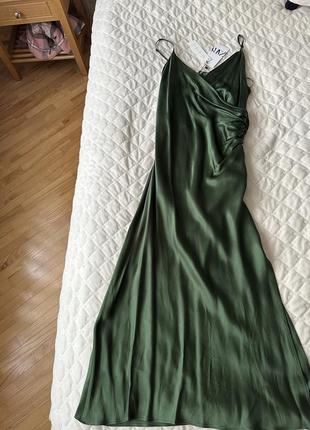 Сукня в білизняному стилі zara7 фото