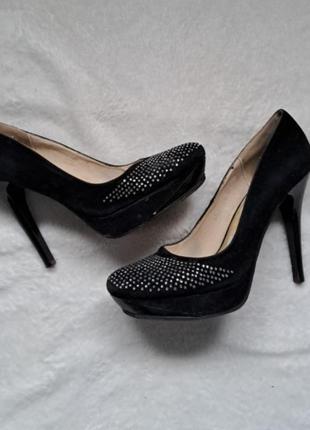 Туфлі на каблуку, жіночі туфлі на шпильці  туфлі в стразах