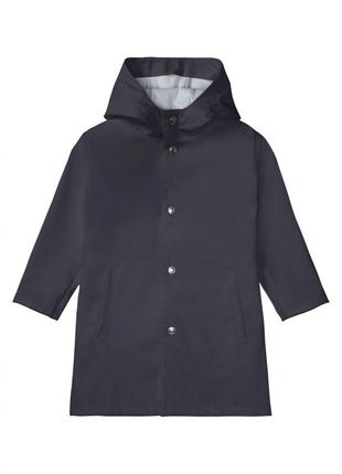 Куртка-дождевик на кнопках для мальчика lupilu 37511 темно-синий