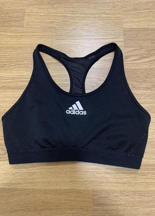Чёрный топ adidas . оригинал