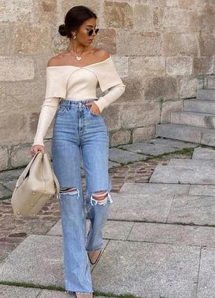 Стильные джинсы от zara1 фото