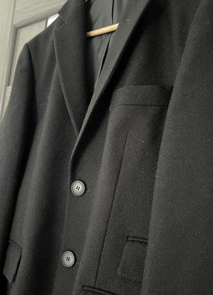 Мужской пиджак блейзер шерсть пальто3 фото