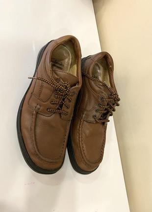 Мокасини clarks collection cushion cell на шнурках 7н/41,5/27 оригінал2 фото