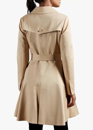 Ted baker molson classic trench coat премиум тренч плащ бежевый4 фото