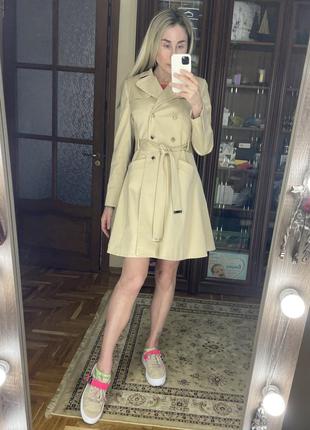 Ted baker molson classic trench coat премиум тренч плащ бежевый6 фото