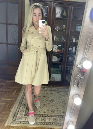 Ted baker molson classic trench coat премиум тренч плащ бежевый