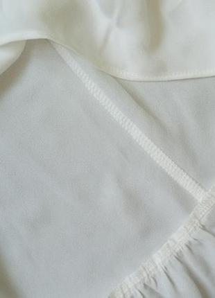 Белое платье с валаном от missguided8 фото