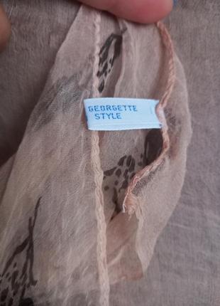 Шаль, шарф палантин из 100% шелка6 фото