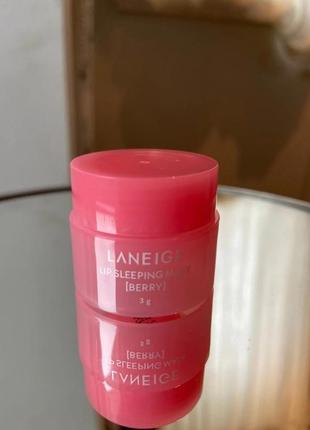 Ночная маска для губ laneige lip sleeping mask berry! 3г4 фото