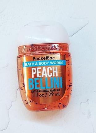 Американський санитайзер peach від bath and body works,гель для рук парфумом,сша