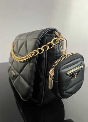 Женская сумка прада стильная сумка черная prada 2в14 фото