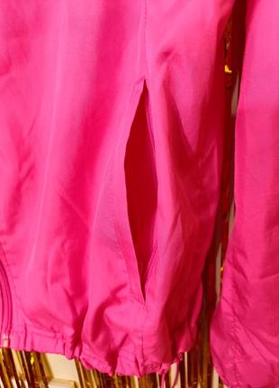 Рожева спортивна вітровка/ легенька курточка4 фото