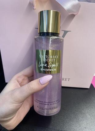 Мист спрей мыст виктория сикрет victoria’s secret love spell shimmer vs скамейки шиммер