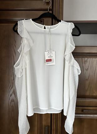 Блуза з відкритими плечима3 фото