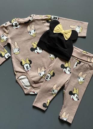 Комплект для девочки микки h&m