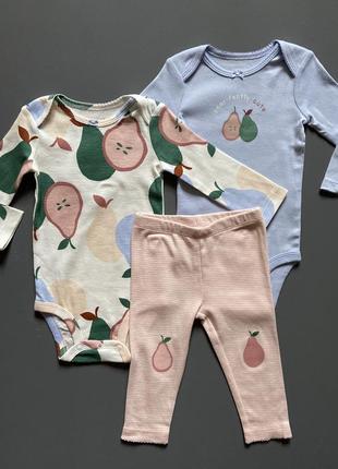 Комплект для малышей боди и штаны carters