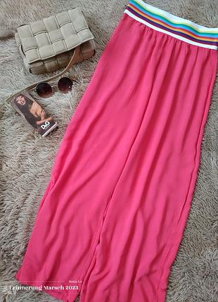 Женские легкие летние брюки/брюки палаццо