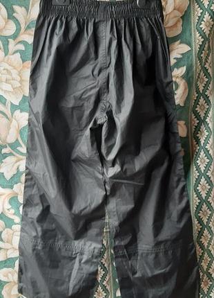 Дождевик штаны непромокаемые лыжные водонепроницаемые грязепруф  полукомбинезон4 фото