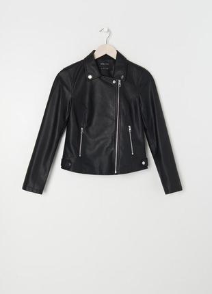 Куртка, косуха жіноча шкіряна нова польща xl, 48-503 фото