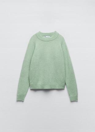 Zara альпака и шерсть  свитер