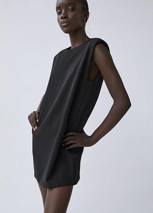 Платье черная zara