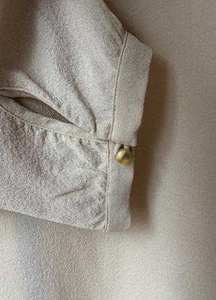 Massimo dutti блуза из натурального шелка4 фото