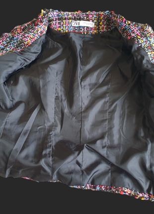 Zara xs s піджак кольоровий4 фото