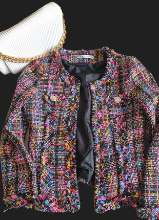 Zara xs s піджак кольоровий3 фото