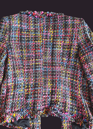 Zara xs s піджак кольоровий5 фото