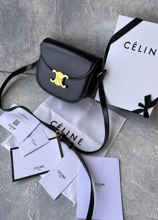 Сумка celine mini натуральная кожа