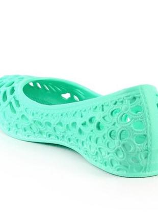 Ажурные балетки, мыльницы, туфли в стиле crocs2 фото