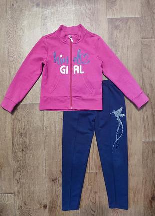 Костюм спортивний для дівчинки 4-5р 110см blue kids