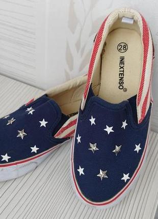 Туфли кеды мальчику, р.28 (18см)