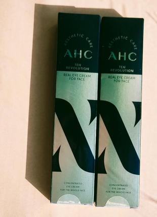 Крем под глаза с пептидами ahc ten revolution real eye cream for face 30 ml