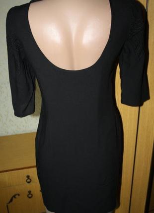 Маленькое черное платье открытая спинка м ид. сост.3 фото