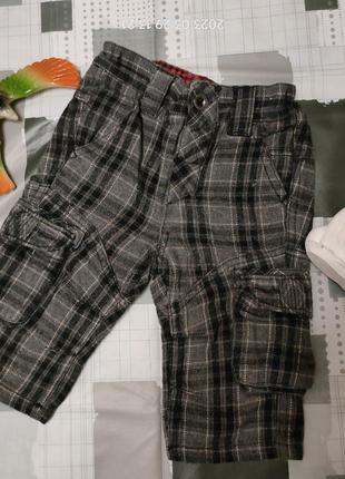 Штани дитячі з теплої тканини для немовлят