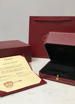 Паковання преміум cartier коробочка, пакет, сертифікат2 фото