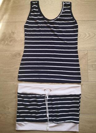 Новий літній комплект смужка xs-s1 фото
