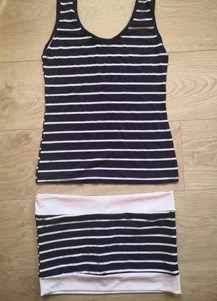 Новий літній комплект смужка xs-s3 фото