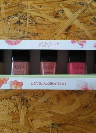 Лаки для нігтів з набору gabriella salvete flower shop love collection, оригінал